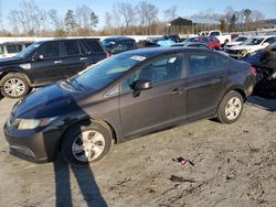 Salvage cars for sale at Spartanburg, SC auction: 2013 Honda Civic LX