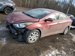 Salvage cars for sale at Cookstown, ON auction: 2016 Hyundai Elantra SE