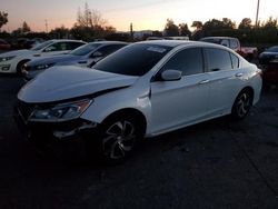 Salvage cars for sale at San Martin, CA auction: 2017 Honda Accord LX