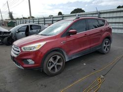 Salvage cars for sale at Miami, FL auction: 2018 Ford Escape SEL