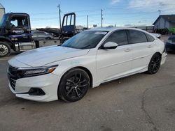 Honda salvage cars for sale: 2022 Honda Accord Touring