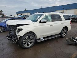 Salvage cars for sale at Woodhaven, MI auction: 2021 Ford Expedition Platinum