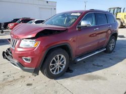 Salvage cars for sale from Copart Farr West, UT: 2015 Jeep Grand Cherokee Limited