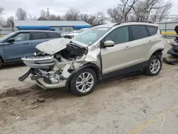 Salvage cars for sale at Wichita, KS auction: 2017 Ford Escape SE