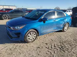 Salvage cars for sale at Haslet, TX auction: 2022 KIA Rio LX