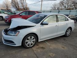 Volkswagen salvage cars for sale: 2017 Volkswagen Jetta S