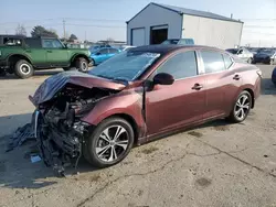 Nissan salvage cars for sale: 2020 Nissan Sentra SV