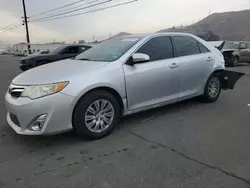 Salvage cars for sale at Colton, CA auction: 2012 Toyota Camry Base