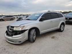 Salvage cars for sale from Copart Houston, TX: 2013 Dodge Journey SE