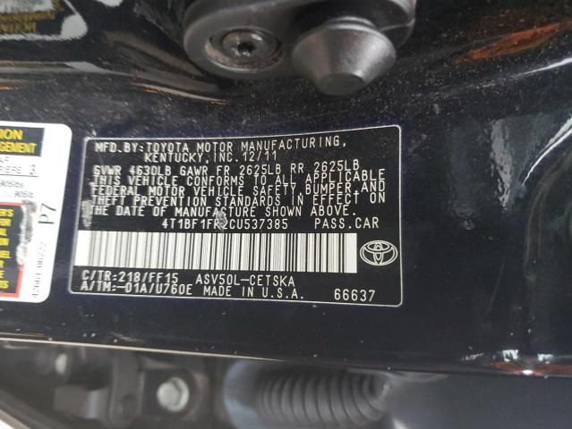 2012 Toyota Camry Base