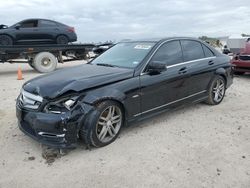 Salvage cars for sale from Copart Houston, TX: 2012 Mercedes-Benz C 250