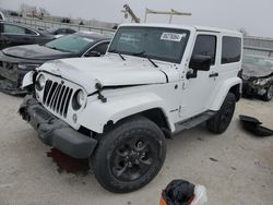 Salvage cars for sale at Kansas City, KS auction: 2015 Jeep Wrangler Sahara