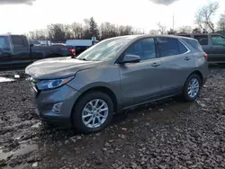 Salvage cars for sale from Copart Chalfont, PA: 2018 Chevrolet Equinox LT