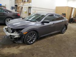 Honda salvage cars for sale: 2021 Honda Civic EX