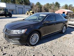 Salvage cars for sale at Mendon, MA auction: 2017 Volkswagen Passat SE