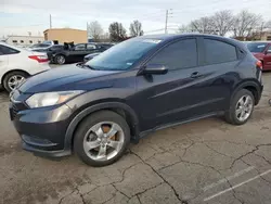 Salvage cars for sale at Moraine, OH auction: 2016 Honda HR-V LX