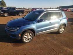 Salvage cars for sale from Copart Longview, TX: 2017 Volkswagen Tiguan Wolfsburg