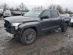 Salvage cars for sale at Portland, OR auction: 2024 Toyota Tundra Crewmax Limited