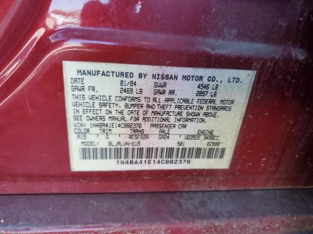 2004 Nissan Maxima SE