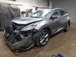 Salvage cars for sale at Elgin, IL auction: 2023 Nissan Murano Platinum