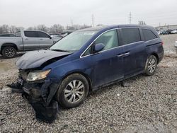 Salvage cars for sale at Columbus, OH auction: 2014 Honda Odyssey EXL