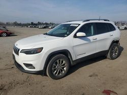 Jeep salvage cars for sale: 2021 Jeep Cherokee Latitude LUX