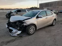 Salvage cars for sale at Fredericksburg, VA auction: 2018 Toyota Corolla L