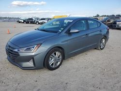 Salvage cars for sale at Houston, TX auction: 2019 Hyundai Elantra SEL