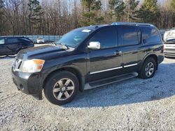 Salvage cars for sale at Gainesville, GA auction: 2011 Nissan Armada SV