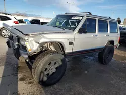 Salvage cars for sale at Littleton, CO auction: 1992 Jeep Cherokee Laredo