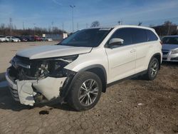 Salvage cars for sale at Bridgeton, MO auction: 2019 Toyota Highlander LE