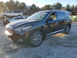 Salvage cars for sale at Mendon, MA auction: 2015 Infiniti QX60