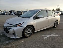 Salvage cars for sale at Rancho Cucamonga, CA auction: 2017 Toyota Prius Prime