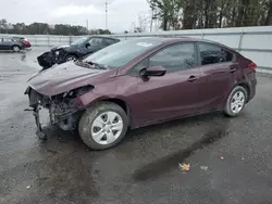 2018 KIA Forte LX en venta en Dunn, NC