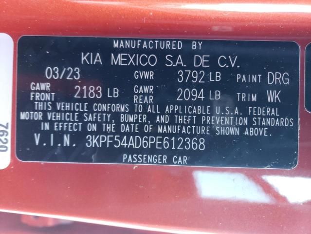 2023 KIA Forte GT Line