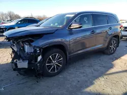 Toyota Highlander se Vehiculos salvage en venta: 2018 Toyota Highlander SE