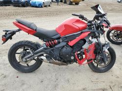 Salvage motorcycles for sale at Seaford, DE auction: 2012 Kawasaki EX650 EC