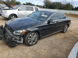 Salvage cars for sale at Theodore, AL auction: 2015 Mercedes-Benz C 300 4matic