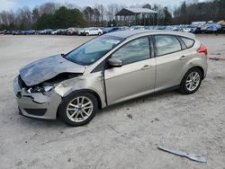 Salvage cars for sale from Copart Charles City, VA: 2015 Ford Focus SE