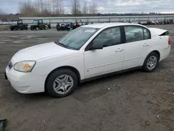 Chevrolet Malibu ls salvage cars for sale: 2007 Chevrolet Malibu LS