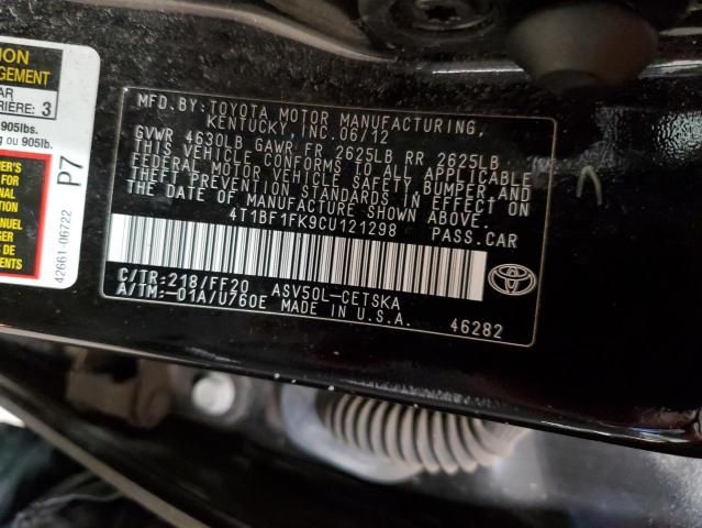 2012 Toyota Camry Base