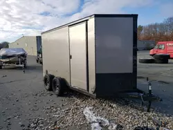 Salvage trucks for sale at Exeter, RI auction: 2024 Covered Wagon Trailer