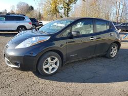 Vehiculos salvage en venta de Copart Portland, OR: 2015 Nissan Leaf S