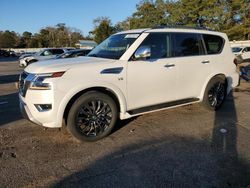 Salvage cars for sale at auction: 2022 Nissan Armada Platinum