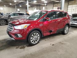 Salvage cars for sale at Blaine, MN auction: 2018 Ford Escape Titanium