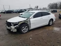 Salvage cars for sale at Oklahoma City, OK auction: 2017 Chevrolet Malibu LS