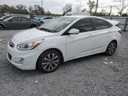 Salvage cars for sale at Riverview, FL auction: 2015 Hyundai Accent GLS