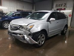 Salvage cars for sale at Elgin, IL auction: 2007 Acura MDX Sport