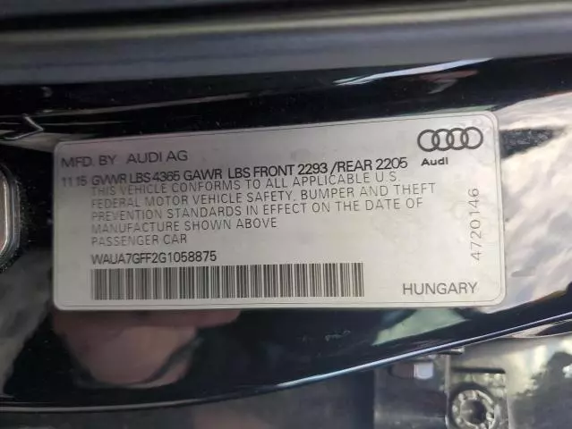 2016 Audi A3 Premium