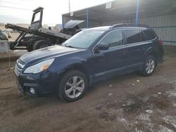 Salvage cars for sale at Colorado Springs, CO auction: 2014 Subaru Outback 2.5I Limited